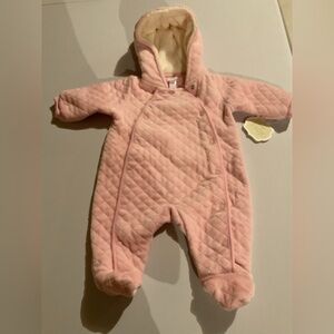 Nordstrom Quilted Pink Baby Coat